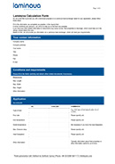 calculation form